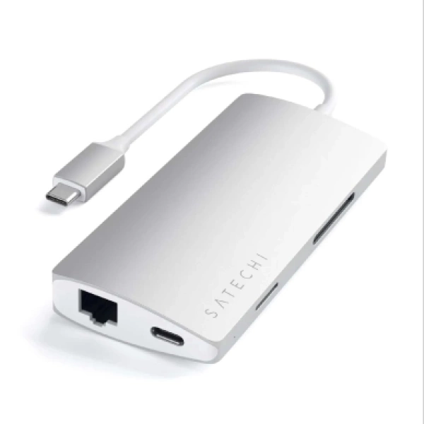 Satechi USB-C Multi-Port Adapter 4K V2, Silver