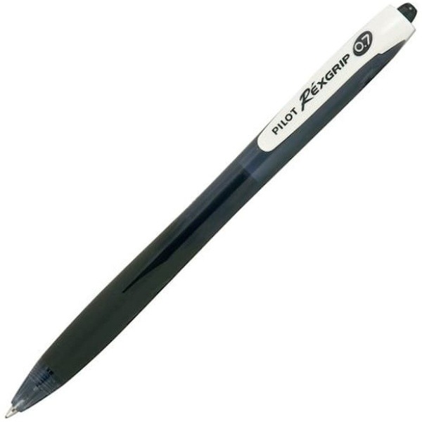 Bläckkulpenna PILOT Rex Grip Svart, fine, 0.7mm, 10st 10st