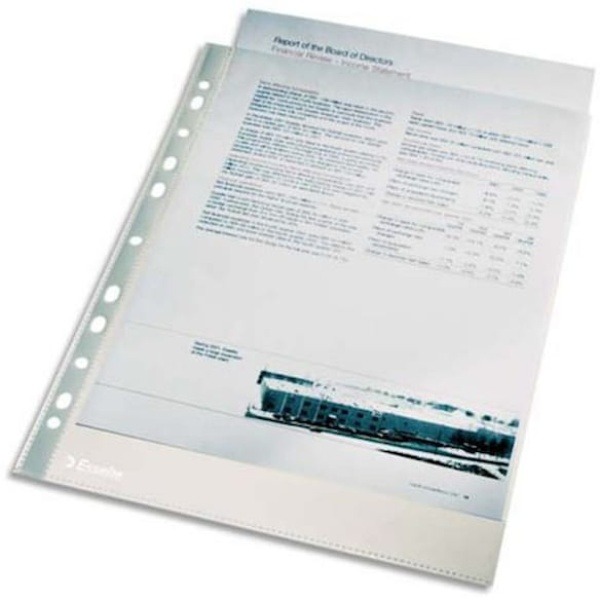 Ficka PP A4 0,04 glasklar 100/fp