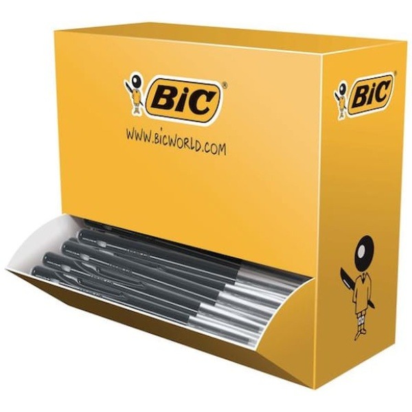 Kulpenna BIC Clic M10 1,0 svart 100/fp