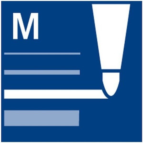OH-Penna Staedtler Lumocolor Röd, medium, permanent, 10st 10st