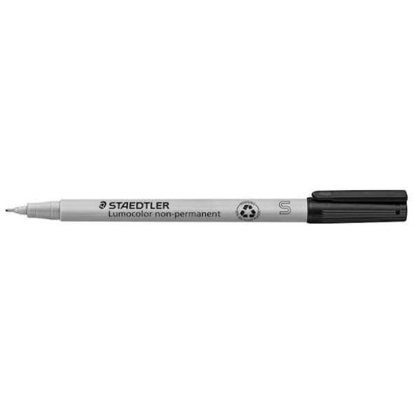 OH-Penna Staedtler Lumocolor Svart, sf, vattenlöslig, 10st 10st
