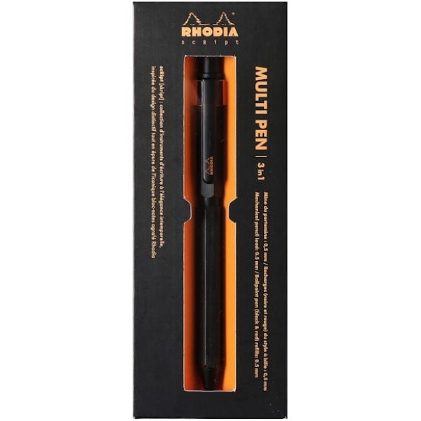 Rhodia scRipt Multipen 3 - 1 Black 2st