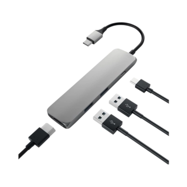 Slim USB-C MultiPort Adapter 4K HDMI, Space Grey