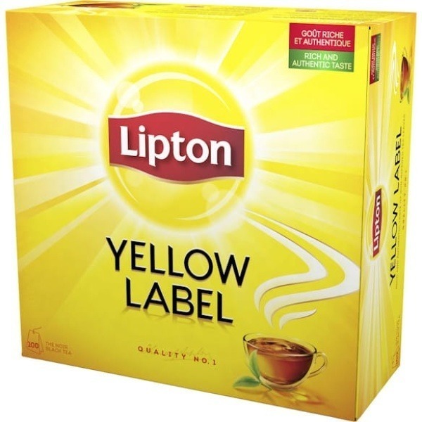 Te Lipton påse Yellow Label, 100st