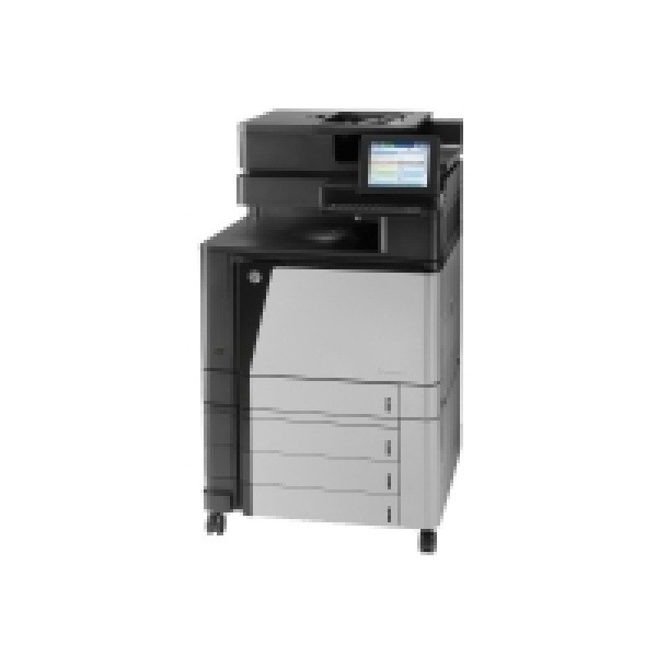 HP LaserJet Enterprise Flow MFP M880z - Multifunktionsskrivare - färg - laser - A3 (297 x 420 mm), Ledger (279 x 432 mm) (original) - A3/Ledger (media) - upp till 46 sidor/minut (kopiering) - upp till 46 sidor/minut (utskrift) - 2100 ark - 33.6 Kbps - USB 2.0, Gigabit LAN, USB-värd, USAB-värd (intern)