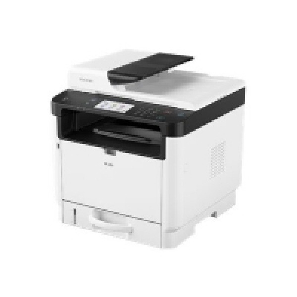 Ricoh M 320F - Multifunktionsskrivare - svartvit - laser - A4 (210 x 297 mm) (original) - A4 (media) - upp till 32 sidor/minut (kopiering) - upp till 32 sidor/minut (utskrift) - 300 ark - 33.6 Kbps - USB 2.0, LAN, Wi-Fi(ac)