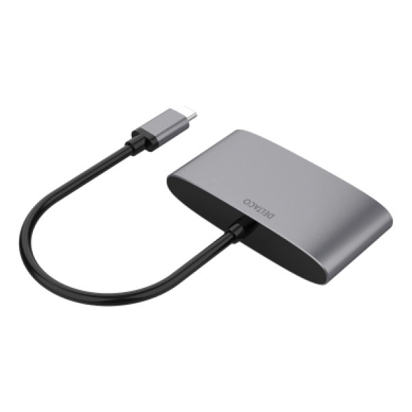 DELTACO USB-C Multi-port Adapter