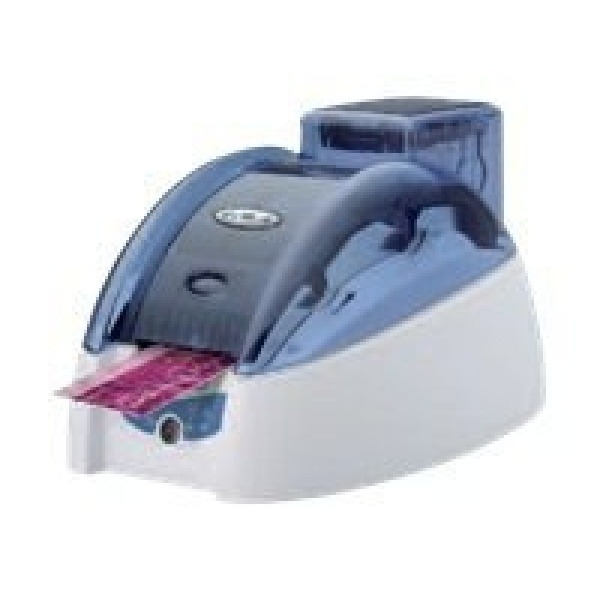 Evolis Tattoo RW - Plastkortsskrivare - svartvit - direkt termisk - CR-80 Card (85.6 x 54 mm) - 300 dpi - kapacitet: 100 kort - USB, LAN - brilliant blue