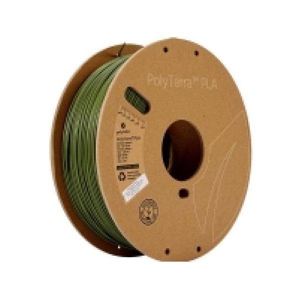Polymaker 70957 PolyTerra Filament PLA-plast med lavere kunststofindhold 1.75 mm 1000 g Militær-mørkegrøn 1 stk