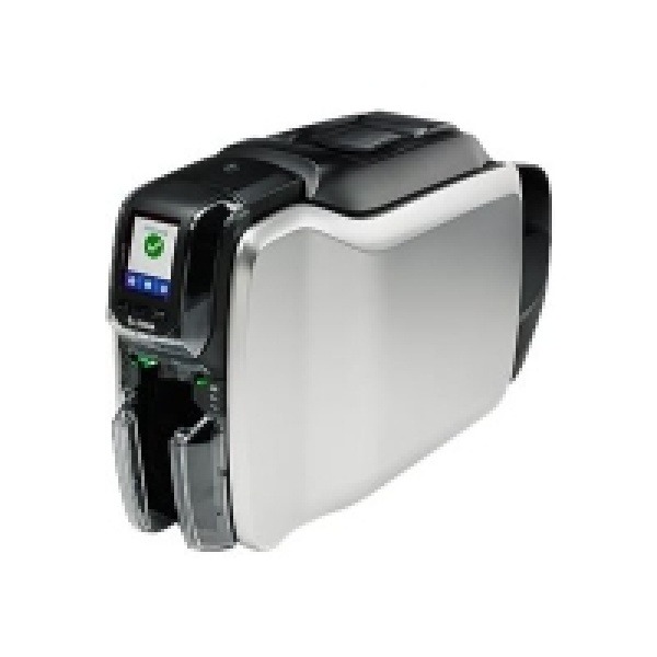 Zebra ZC300 - Plastkortsskrivare - färg - färgsublimering/termisk överföring - CR-80 Card (85.6 x 54 mm) - 300 dpi - upp till 900 kort per timma (mono)/ upp till 200 kort per timma (färg) - kapacitet: 100 kort - USB 2.0, LAN