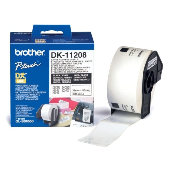 Brother DK-adressetiketter 38x90 mm