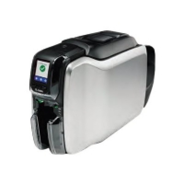 Zebra ZC300 - Plastkortsskrivare - färg - Duplex - färgsublimering/termisk överföring - CR-80 Card (85.6 x 54 mm) - 300 dpi - upp till 900 kort per timma (mono)/ upp till 200 kort per timma (färg) - kapacitet: 100 kort - USB 2.0, LAN - TAA-kompatibel