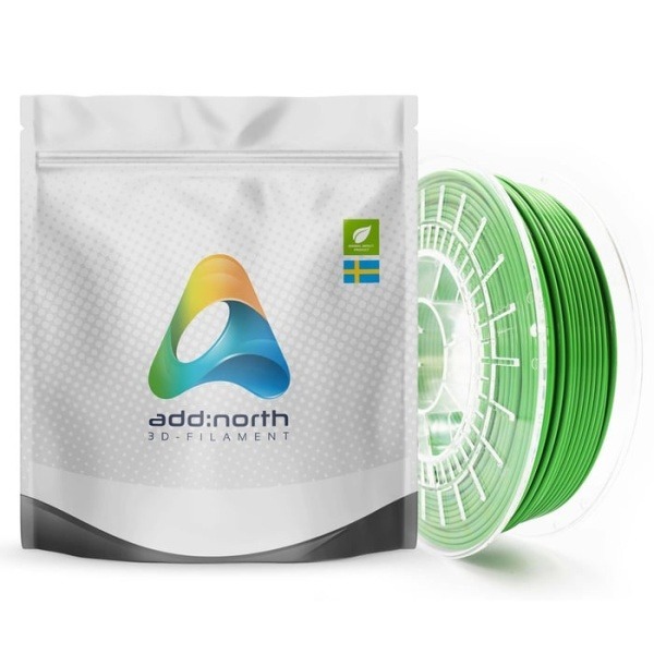 Addnorth E-PLA-filament för 3D-skrivare 1,75 mm Grön