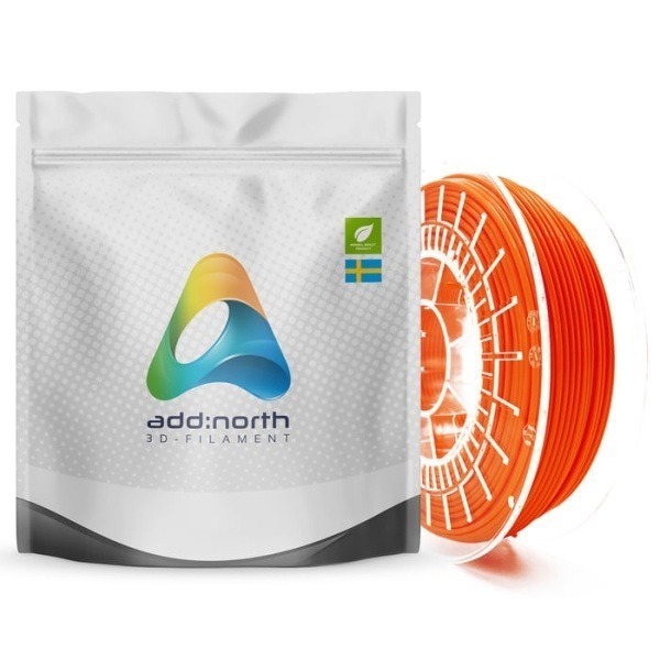 Addnorth E-PLA-filament för 3D-skrivare 1,75 mm Orange