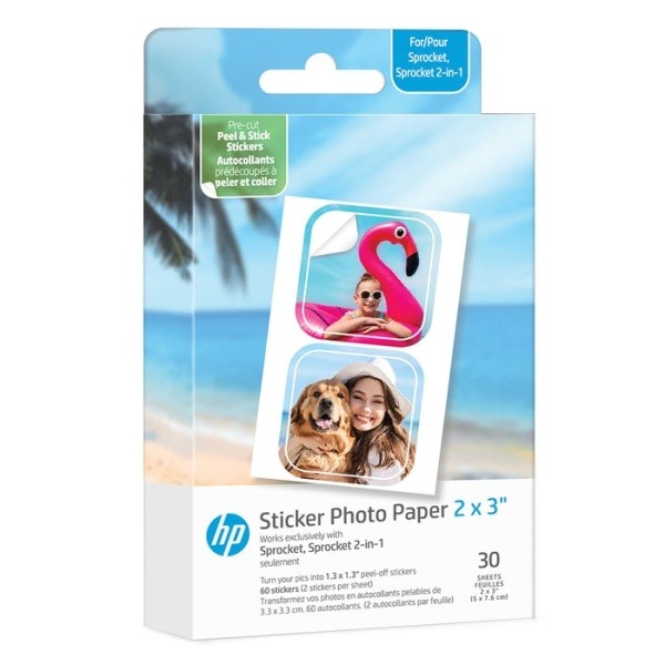 HP Pre-cut stickers 30-pack