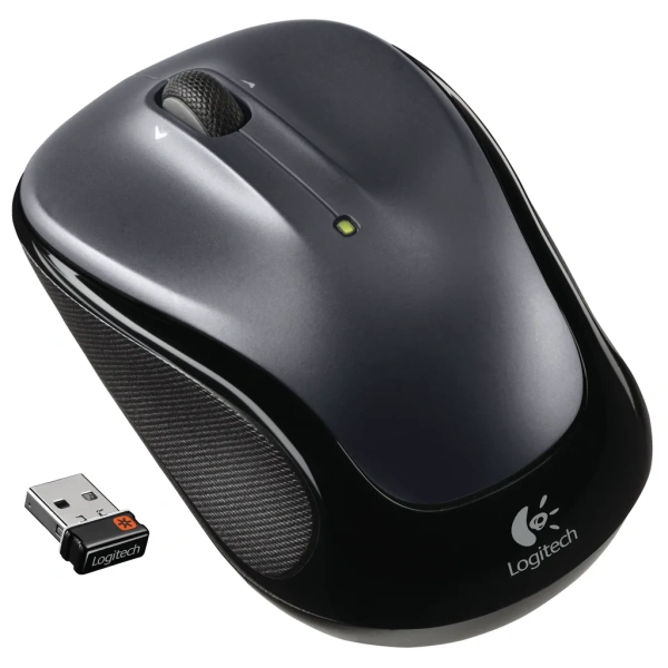 LOGITECH M325 Trådlös Mus. Mörkt Silver.