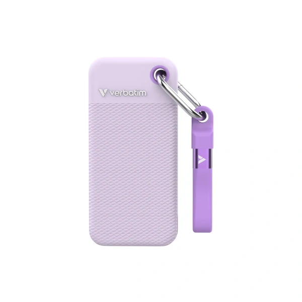 Pocket SSD USB 3.2 Gen 2 1TB Purple incl. two rubber sleeves