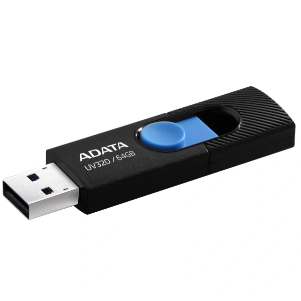 UV320 64GB USB Type-A, Slide, Black, Blue